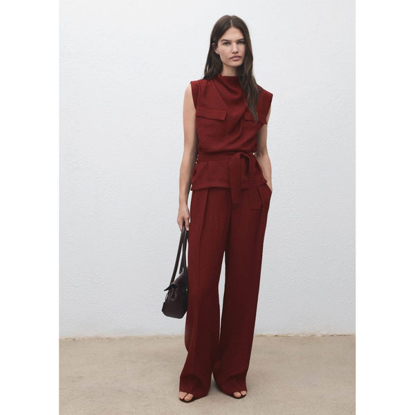 Pantalon Droit Pinces