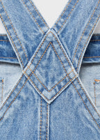 Salopette Amara1 Bleu Moyen - Fille