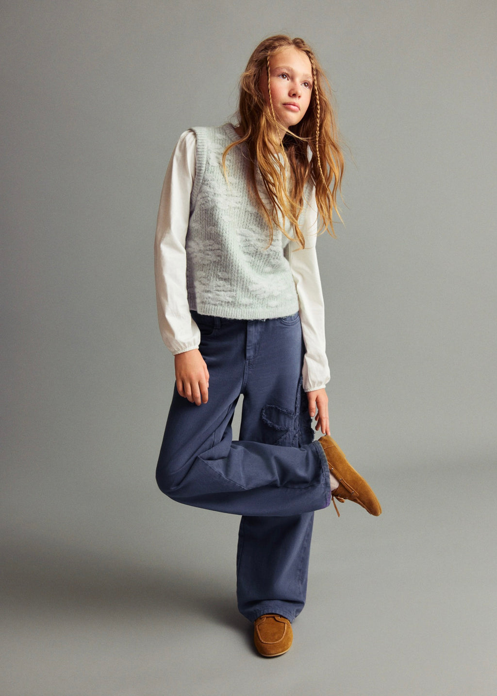 Gilet Sunrise Bleu Ciel - Fille