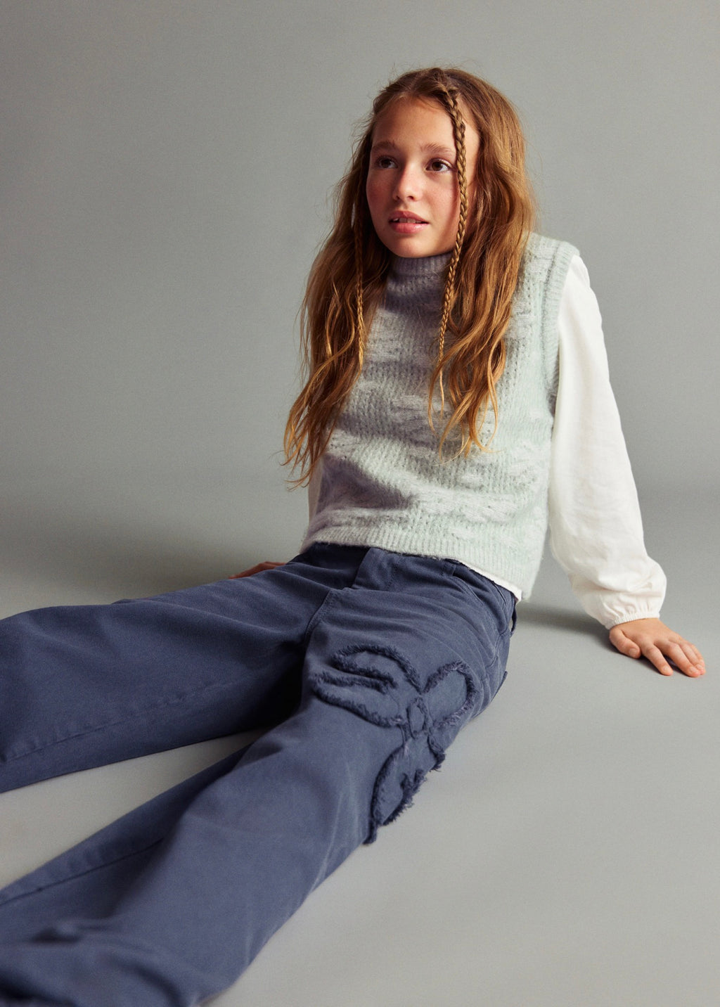 Gilet Sunrise Bleu Ciel - Fille
