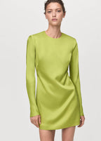 Robe Satinée Dos Nu