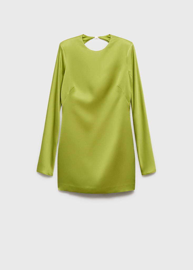 Robe Satinée Dos Nu