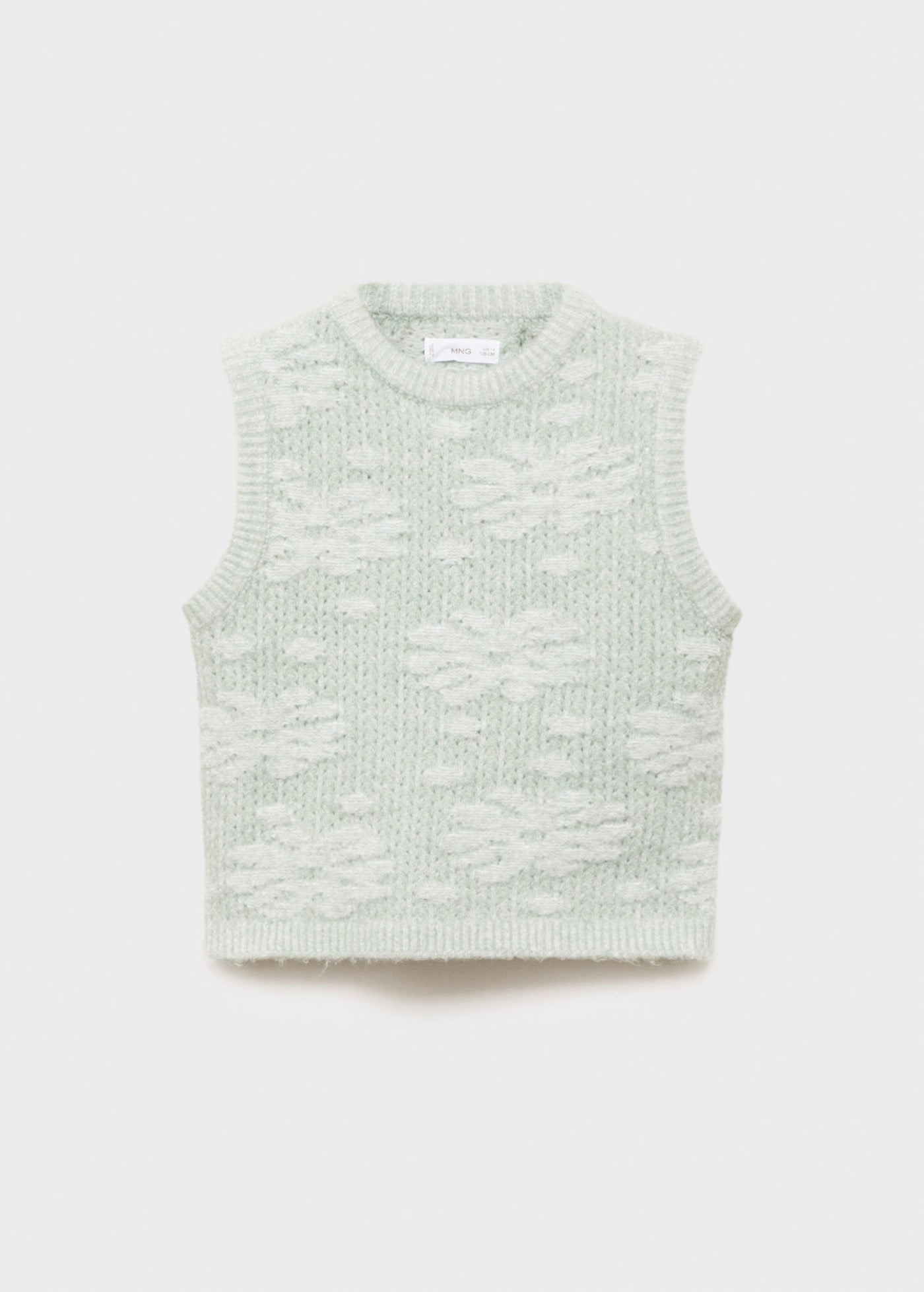Gilet Flores Vert Pastel - Fille