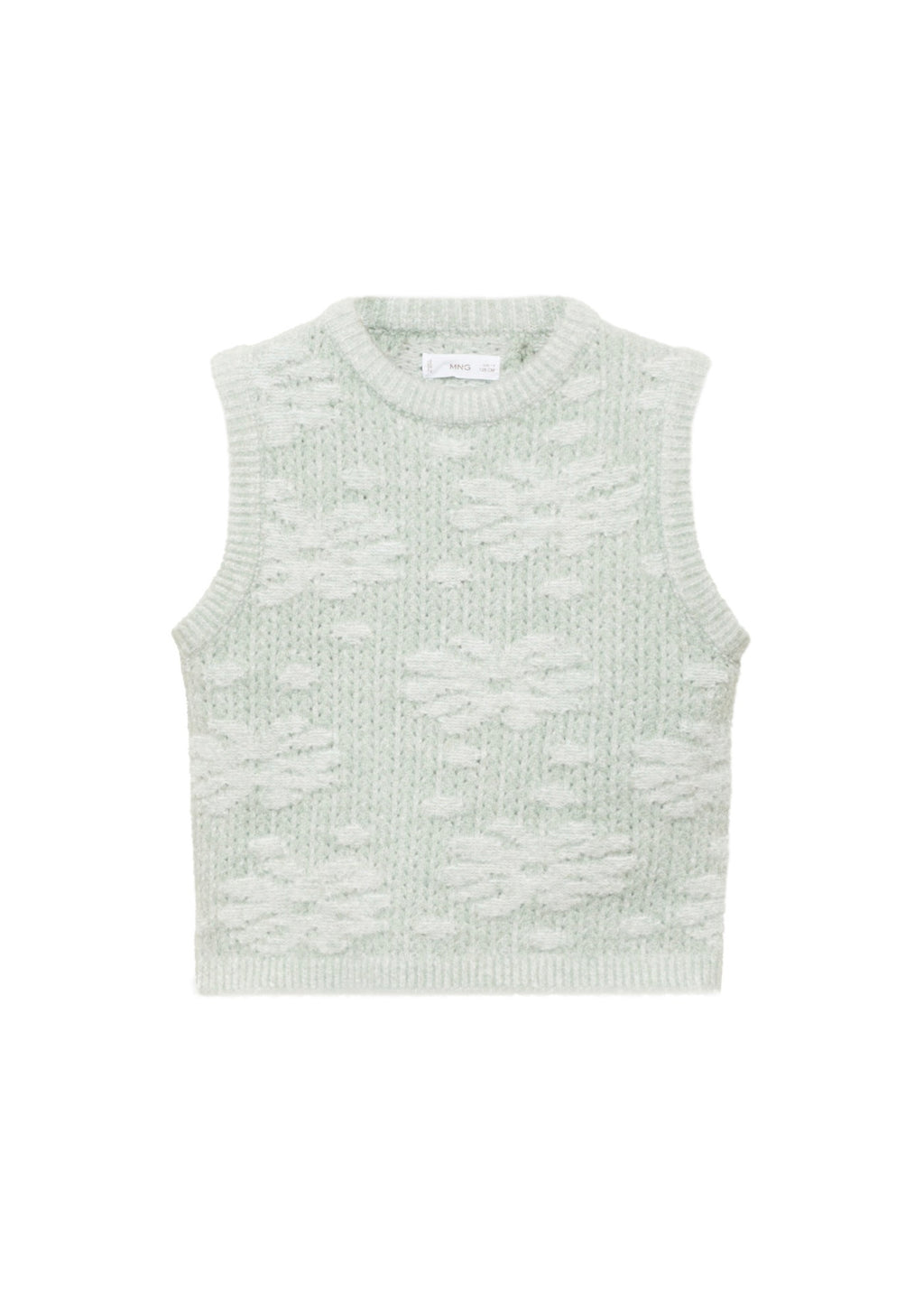 Gilet Flores Vert Pastel - Fille