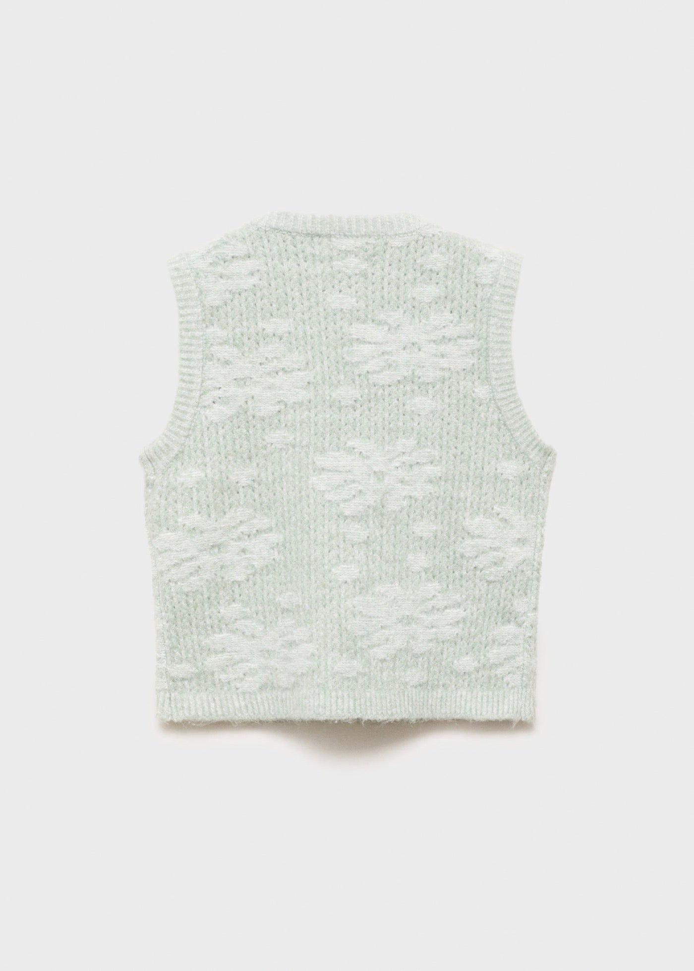 Gilet Flores Vert Pastel - Fille