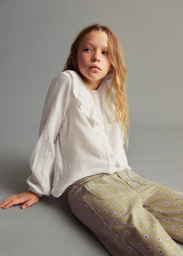 Pantalon Mentaset Vert Menthe - Fille
