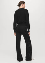 Lige Leggings Med Strass