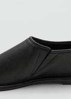 Flache Lederschuhe