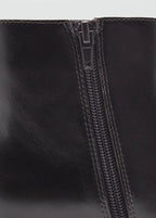 Bottines Cuir Talon Kitten Heel