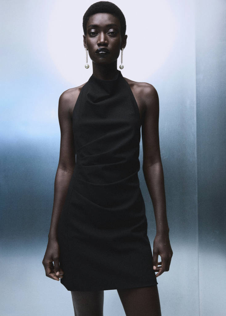 Robe Froncée Emmanchures Américaines