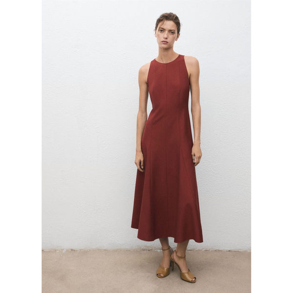 Vestido Camelia - Naranja quemado