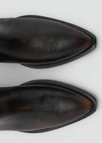 Lederstiefel Im Distressed-Look