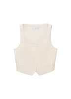 Gilet De Costume Lin Mélangé