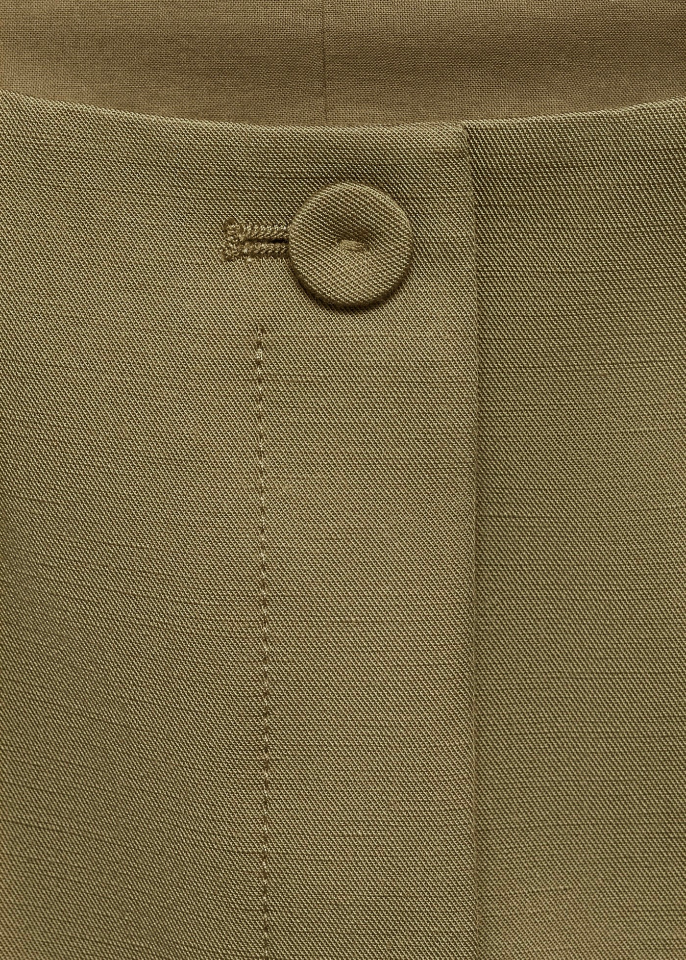 Gilet De Costume Lin Mélangé