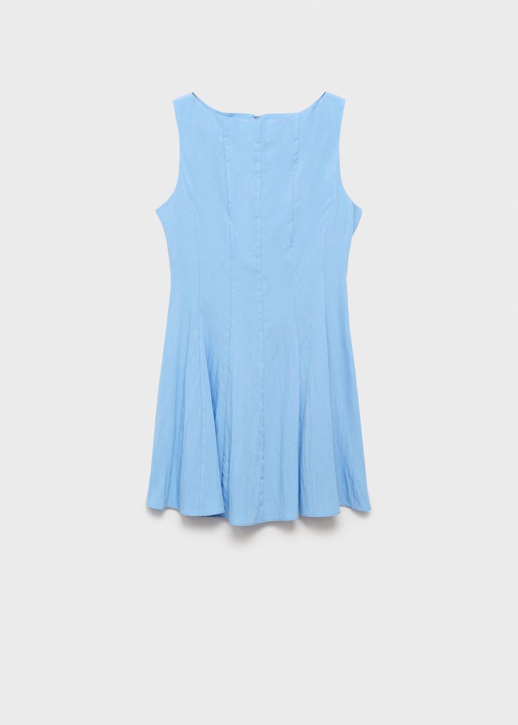 Robe Col Bateau À Plis Plats