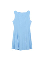 Robe Col Bateau À Plis Plats