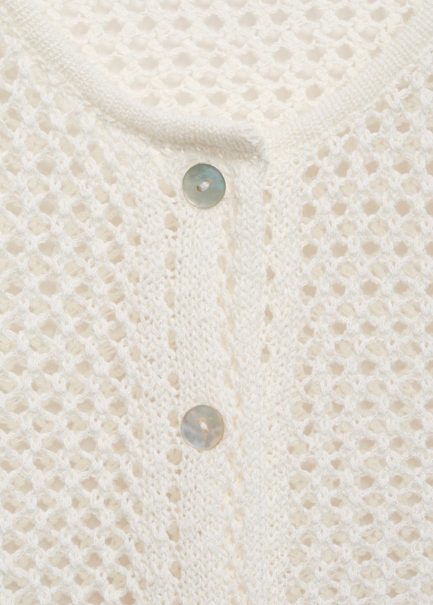 Cardigan Crochet Boutons