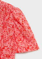 Robe Imprimée Col En V