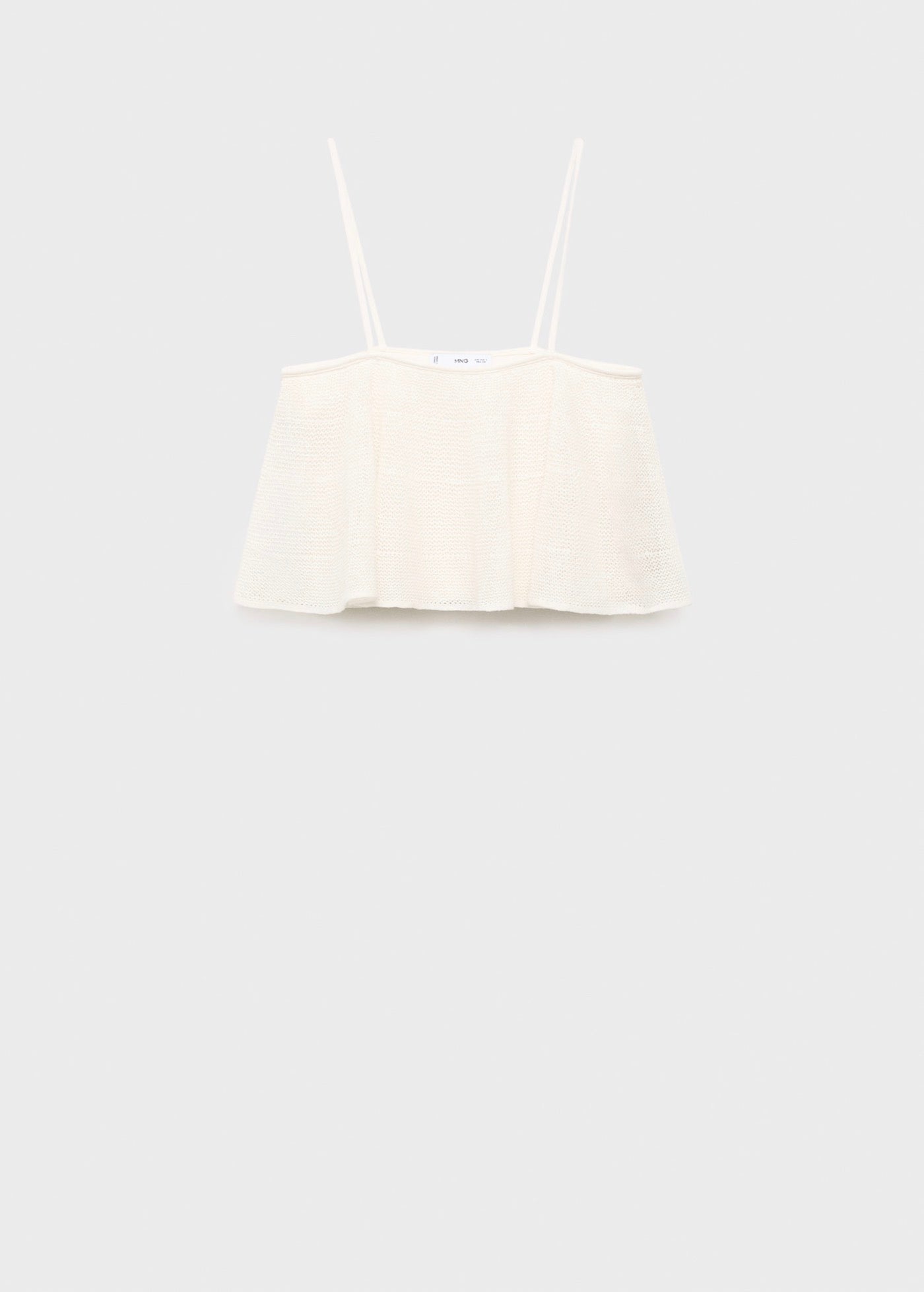 Top Maille À Volants