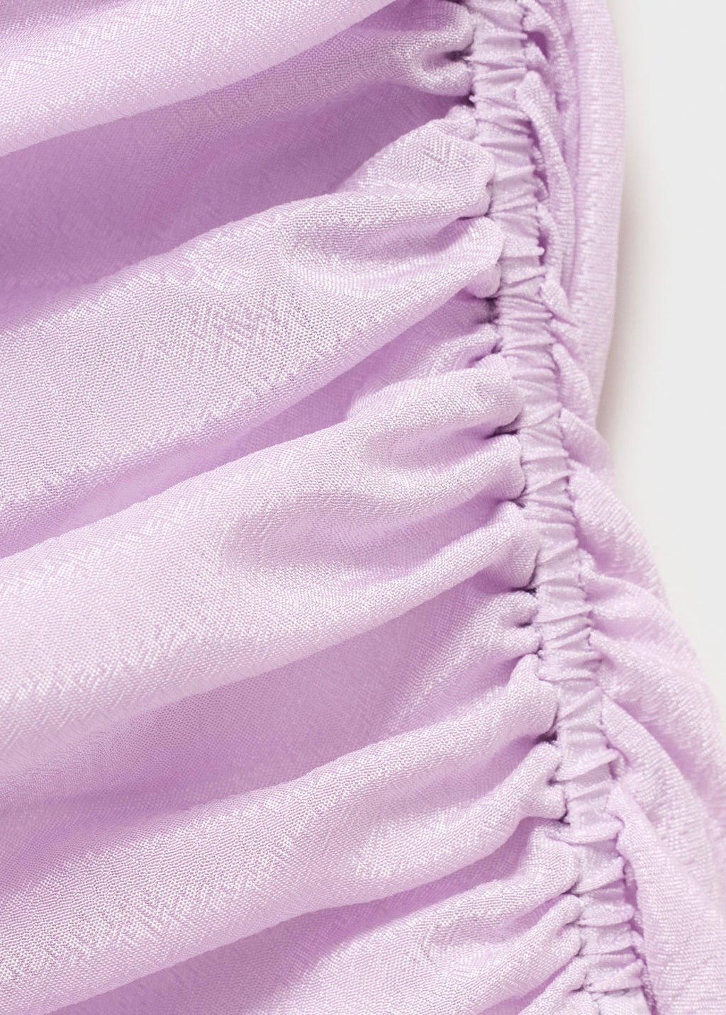 Robe Froncée Finition Satinée