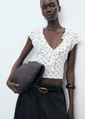 Blouse Pois Volant