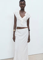 Blouse Pois Volant