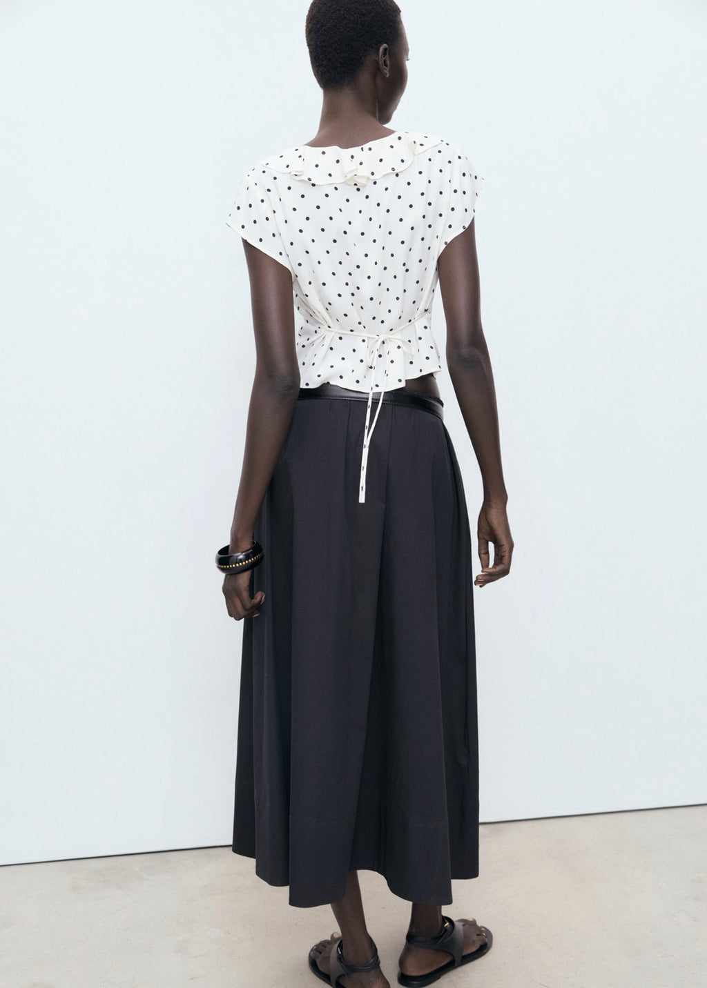 Blouse Pois Volant