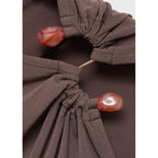 Petri Top - Light/Pastel Brown