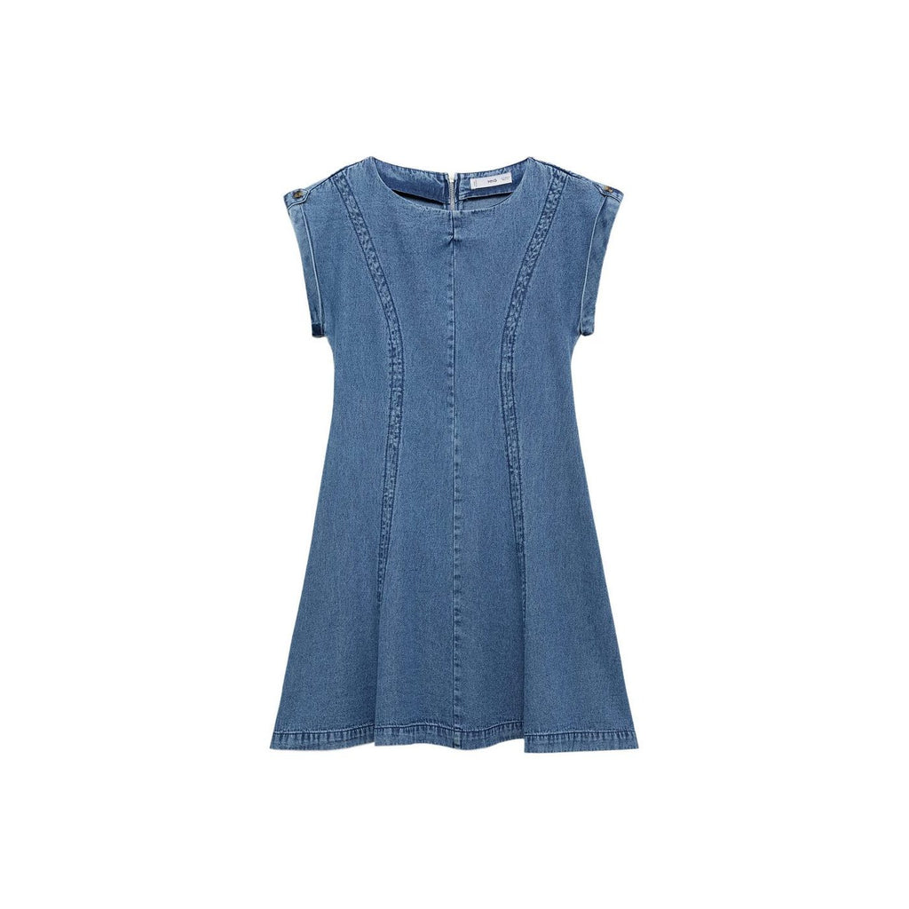 Robe En Jean Détail Coutures