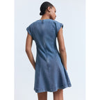 Robe En Jean Détail Coutures