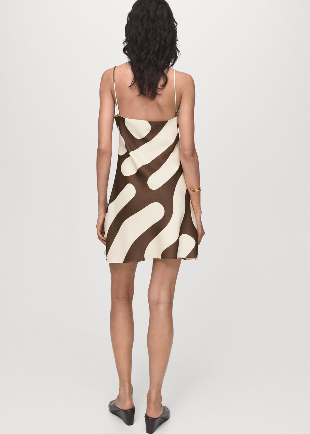 Robe Satinée Imprimée