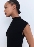 Robe Maille Col Montant