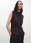 Blouse Satin Col Bénitier