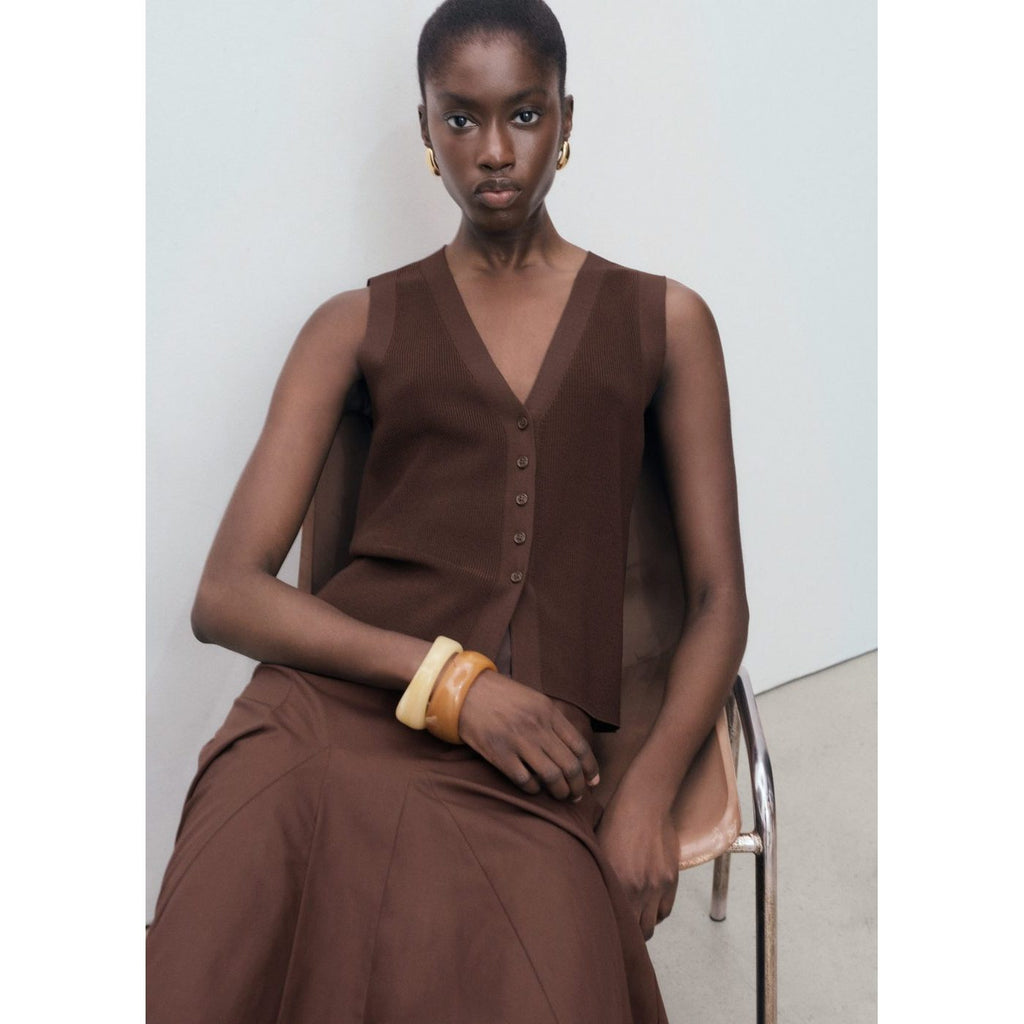 Seseta Coat - Chocolate