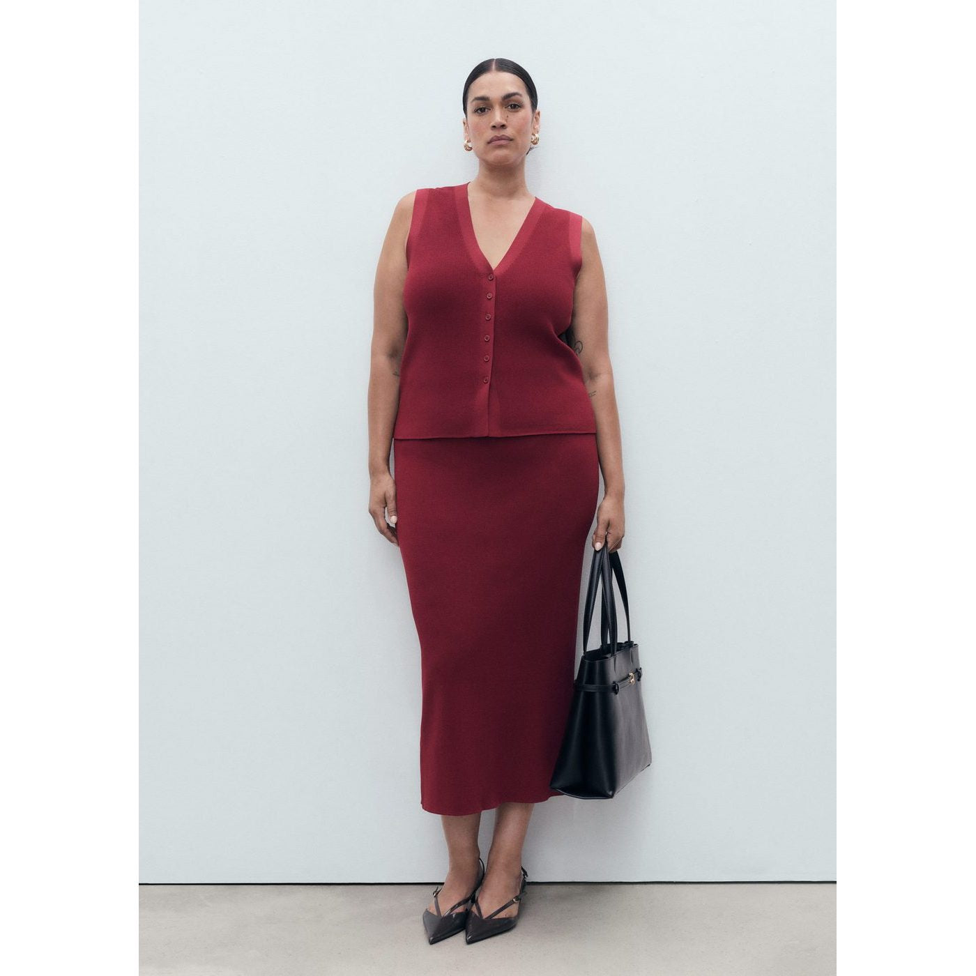 Seseta Coat - Wine