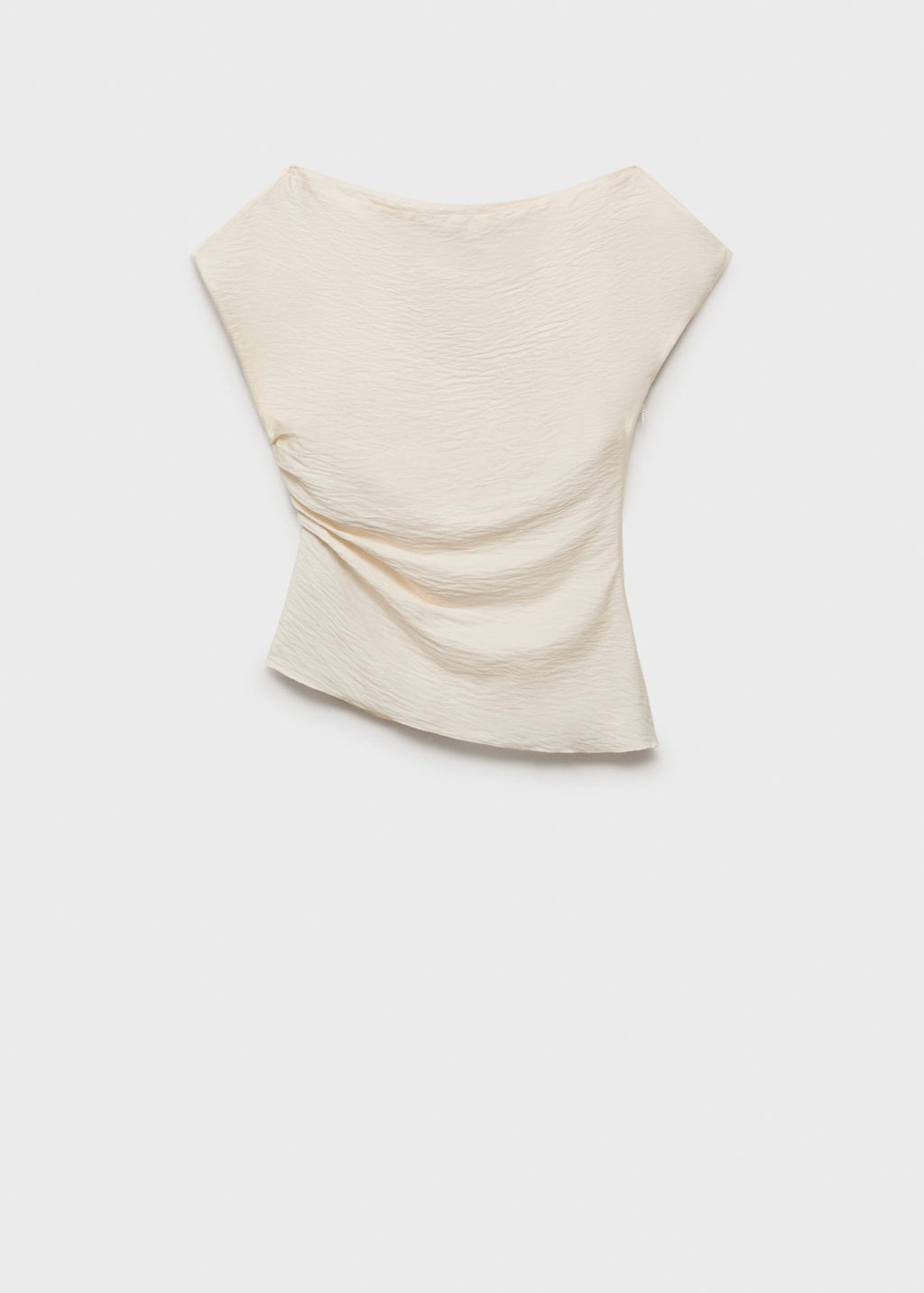 Blouse Modal Col Asymétrique