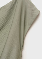 Blouse Modal Col Asymétrique