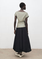 Blouse Modal Col Asymétrique