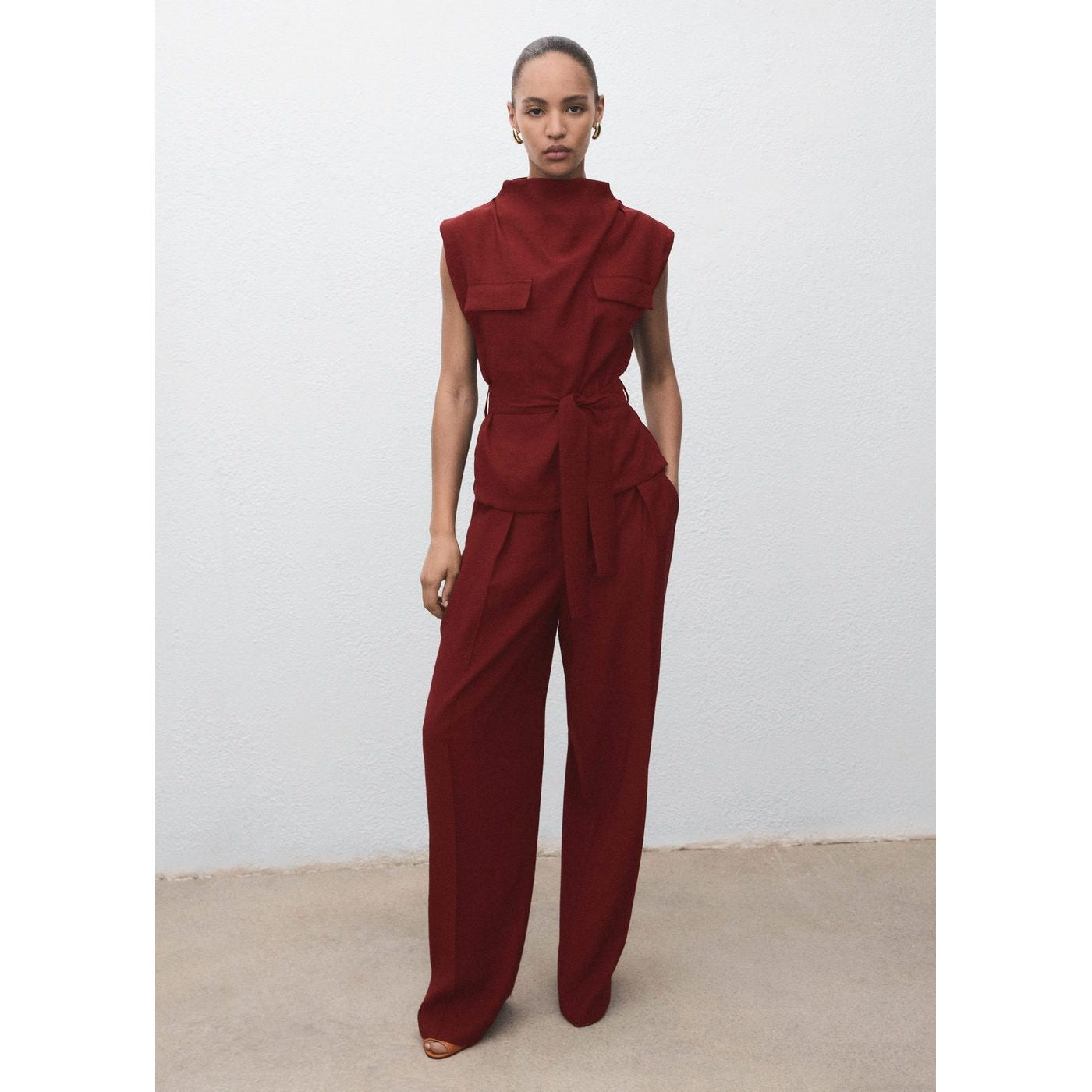 Blusa Angela - Rojo Medio