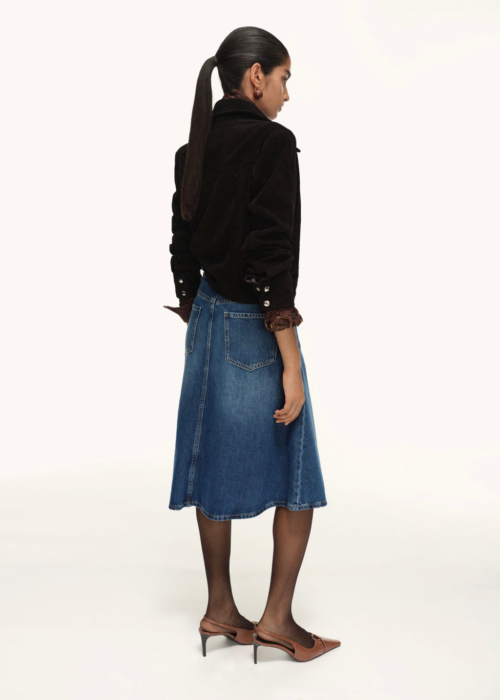 Jupe Midi Denim
