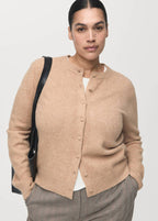 Strikket cardigan med knapper