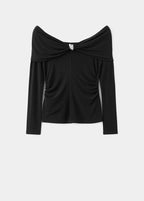 T-Shirt Bustier Détail Métallisé