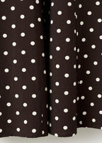Robe À Pois Évasée