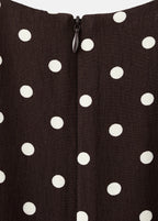 Robe À Pois Évasée