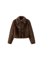 Veste Fausse Fourrure Revers