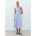 Robe Rayures Asymétrique