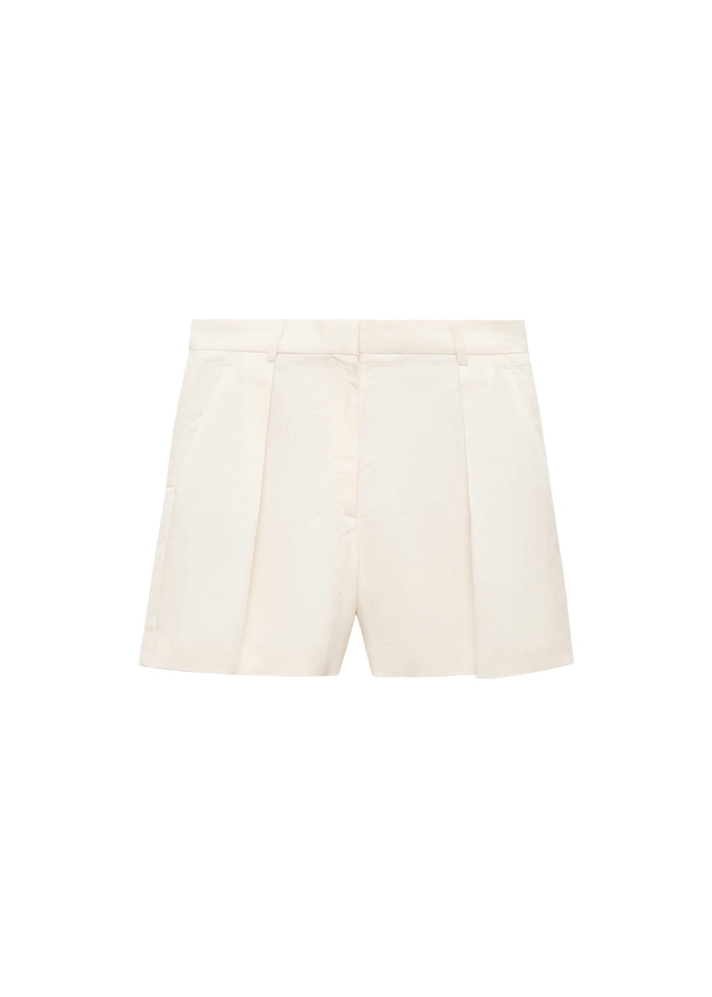 Bermuda De Costume Lin Mélangé