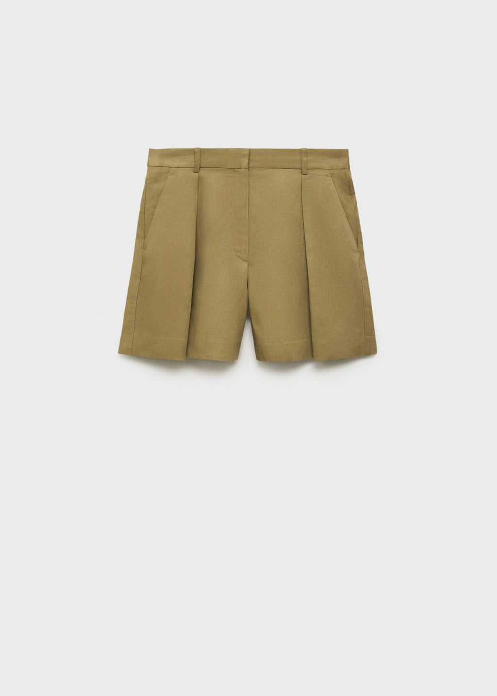 Bermuda De Costume Lin Mélangé