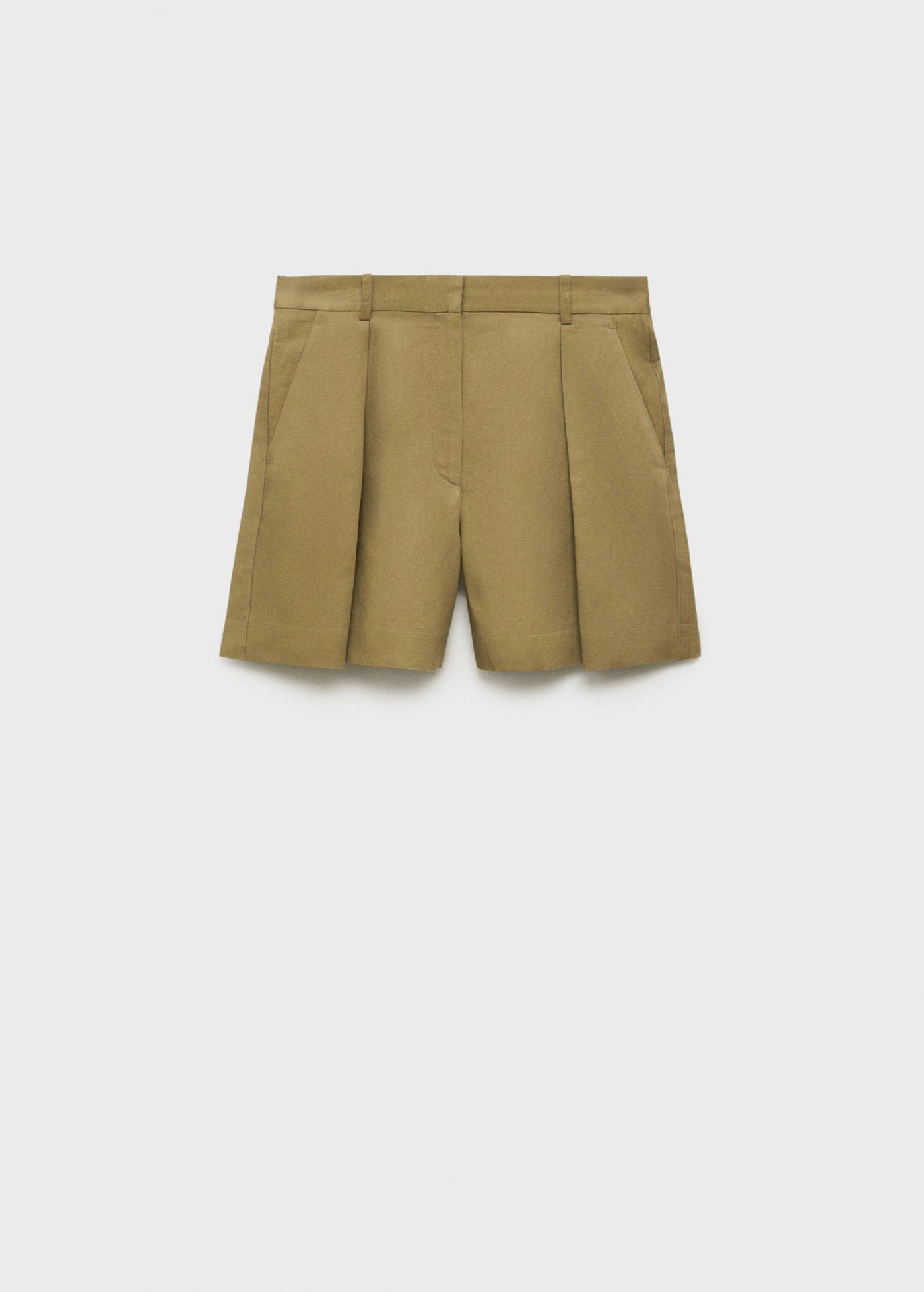 Bermuda De Costume Lin Mélangé