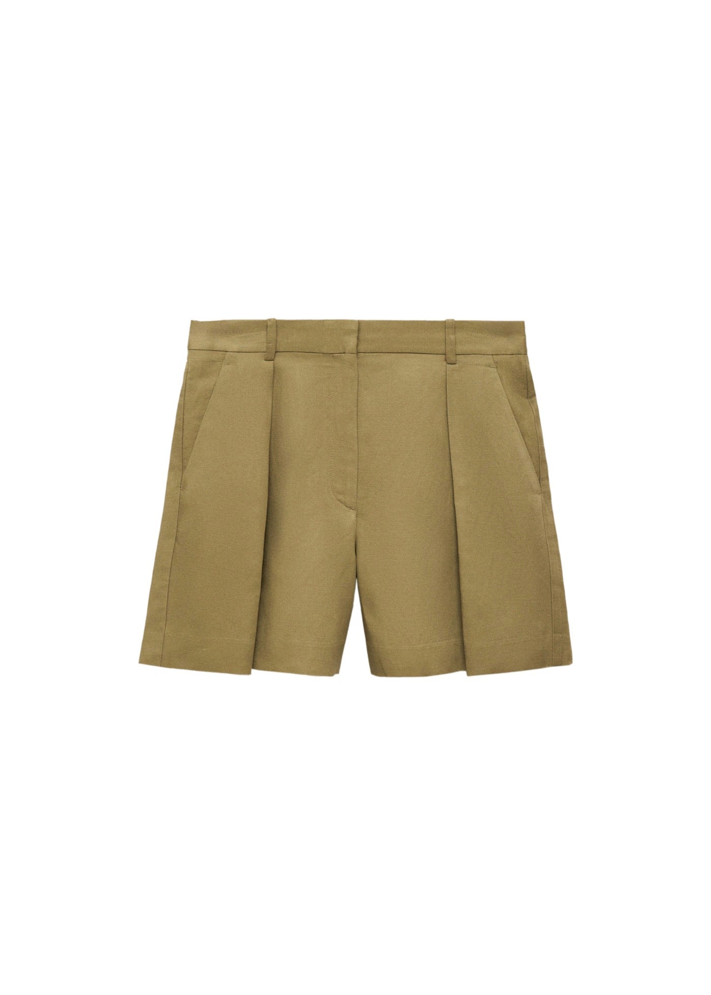 Bermuda De Costume Lin Mélangé